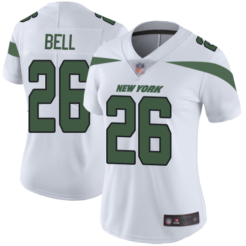 New York Jets Limited White Women LeVeon Bell Road Jersey NFL Football #26 Vapor Untouchable